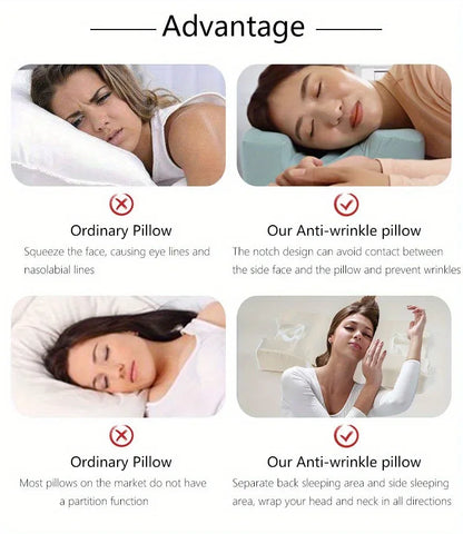 Lumequest Anti-Aging, Anti-Wrinkle Memory Foam Pillow